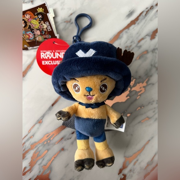 NWT - ONE PIECE Supermini Chopperman Plush Keychain BLUE - Round1 Exclusive - Picture 1 of 3